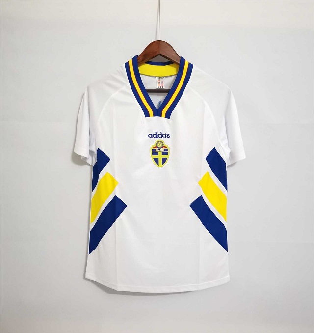 AAA Quality Sweden 1994 World Cup Away Soccer Jersey
